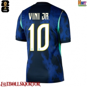 Brasilien Vinicius Junior #10 Bortatröja VM 2026 Kortärmad